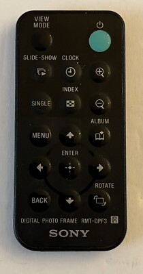 Frame Rmt Sony Digital Picture Frame Remote RMT-DPF3 | eBay