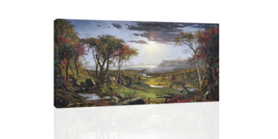 Autumn - On the Hudson River, 1860 Jasper Cropsey - CANVAS OR PRINT WALL ART