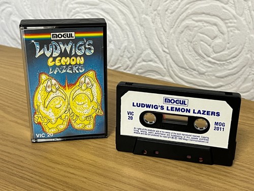 VIC 20 Ludwig's Lemon Lazers Kaseta - rzadka i działająca -👽👾Pomysł na prezent retro👾👽 - Zdjęcie 9 z 24