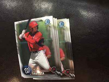 2016 Bowman BCP49 Rafael Bautista 10 count all chrome lot Washington Nationals