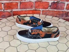 Women Sz 8.5 VANS AUTHENTIC Tartan Daze Spikes Biker Rare Low Sneakers 2021