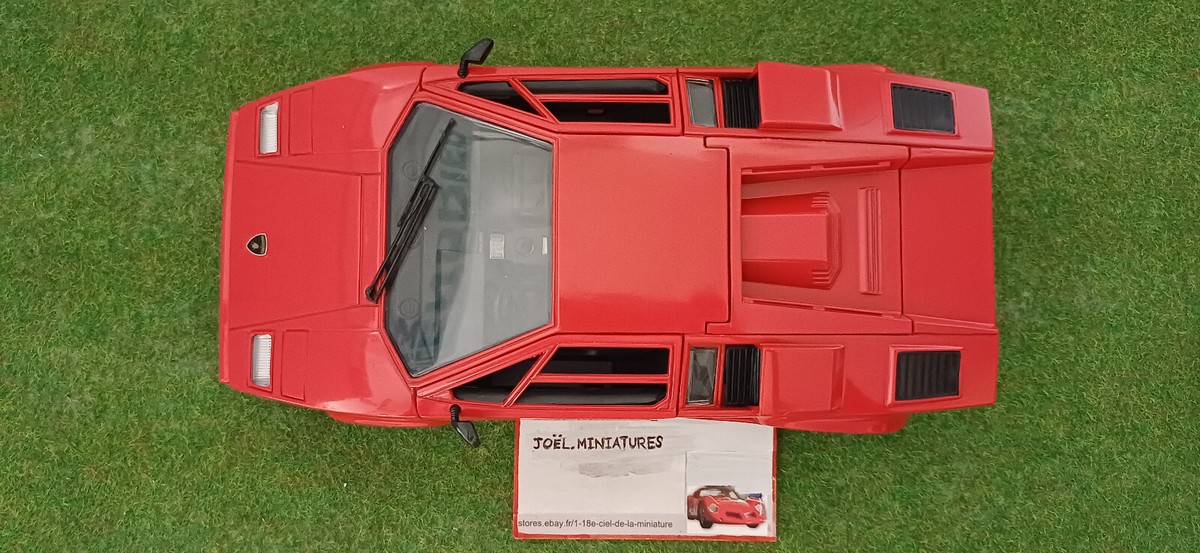 Lamborghini Countach 5000 Quattrovalvole 1985 – Miniature 1/18 TONKA POLISTIL Rouge