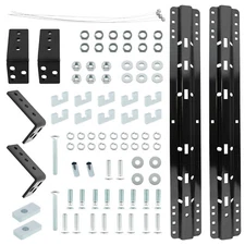 Fifth 5th Wheel Trailer Hitch Mount Rails and Brackets W/ Installation Kit
