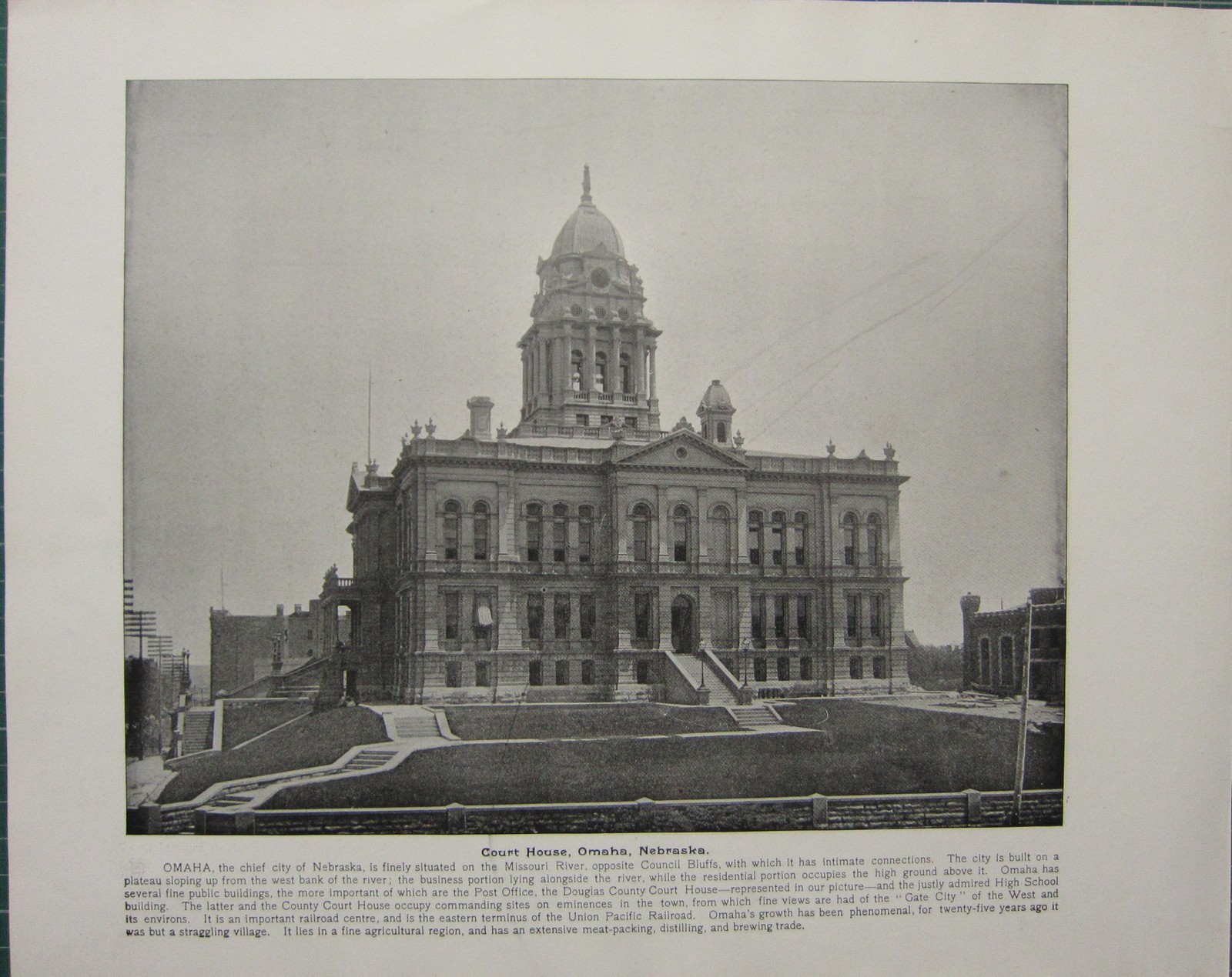 1898 PRINT + TEXT COURT HOUSE OMAHA NEBRASKA eBay