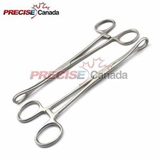 Body Piercing Sponge Forceps Slotted  Unslotted 7'' Septum Ear Nipple Belly NEW