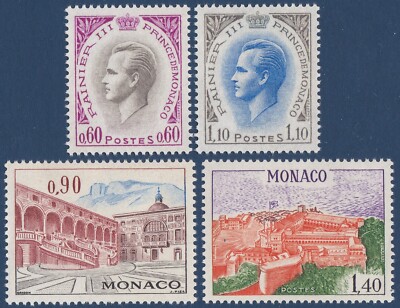 Principauté de Monaco   Timbre   neuf**  N° 847 à 850  /   1971