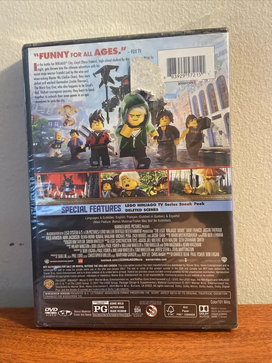 The Lego Ninjago Movie New DVD SEALED 883929572151 eBay
