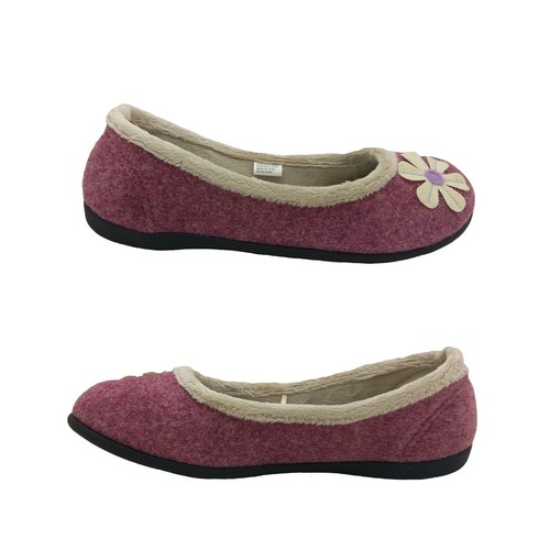 Ladies Slippers Panda Elgin Flower Low cut Slip On Wider Slipper Soft - Picture 7 of 25