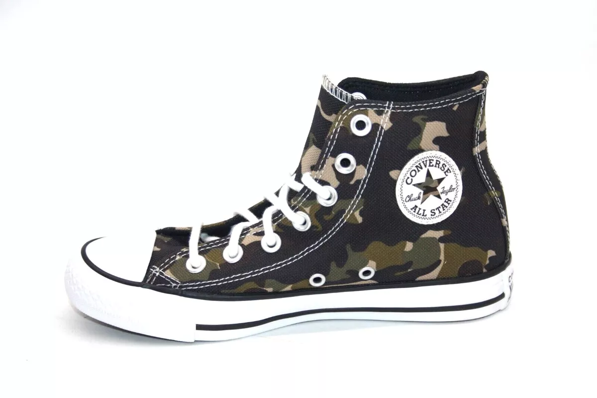 Converse Chuck Taylor All Star Allover Camo Hi Men s Shoe Black Khaki 165915C