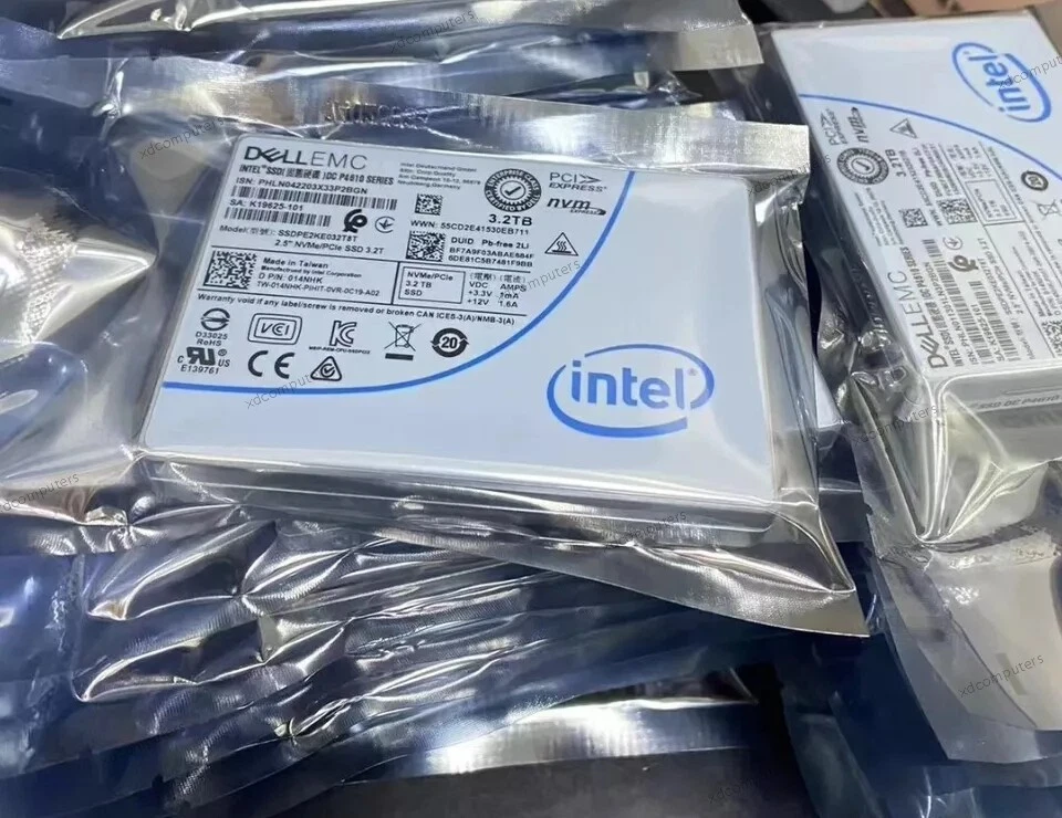 Intel P4610 3.2TB SSD DELL 2.5" NVME PCIe U.2 Solid State Drive SSDPE2KE032T8T - Image 2 of 2