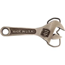 New Spanner Wrench Wrenches Crescent Plumbing Plumber 1970s NOS Vtg Belt Buckle