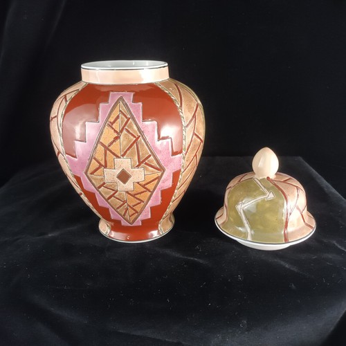 NEXT Handpainted ceramic Jar / Urn FREE P&P - Picture 2 of 7