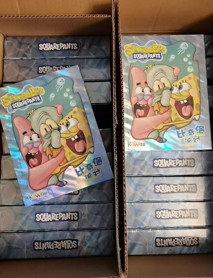 Sealed cards SquarePants  2023 booster Box Kawaii collection SpongeBob