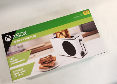 Xbox Series S Limited Edition Toaster Imprints Logo Wide on Slice Timer *NEW*