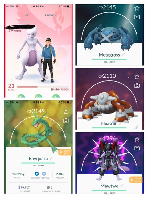 Buy Pokemon Go Account Mewtwo