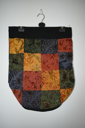 Brand New Hippy Patchwork Multi colour Festival Bohemian Rucksack / Duffle bag - Picture 2 of 4