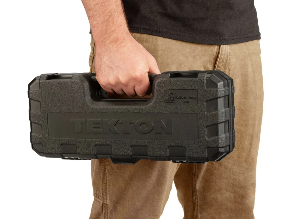 Tekton SID92305 1/2 Inch Drive Deep 6-Point Impact Socket Set, 17 Pc 5/16-1 1/4 - Image 4 of 4