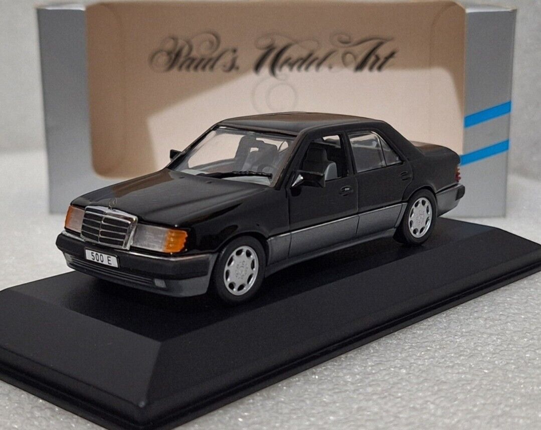 今年人気のブランド品や Mercedes-Benz E-Class 500 E W124 V8 1990 Blue Black 1:43 乗用車
