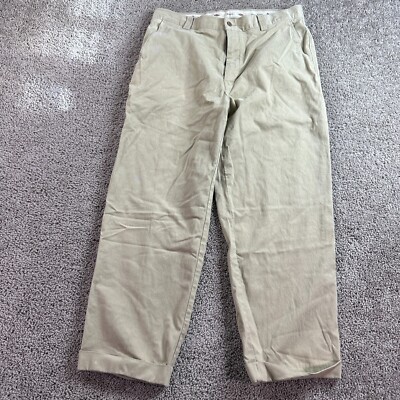 Tommy Bahama Pants Mens 36 Beige Chino Cotton Blend Flat