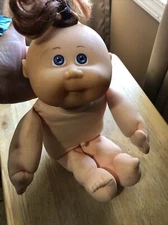 Cabbage Patch Kids Doll Baby  Blue Eyes Xavier Roberts 1985 Vtg