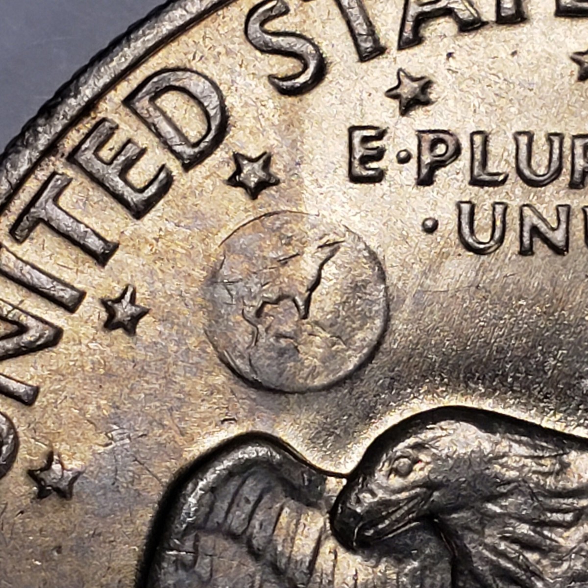 1972 Ty-2 $1 Eisenhower Ike Dollar - Type 2 FS-901 - Frosty BU