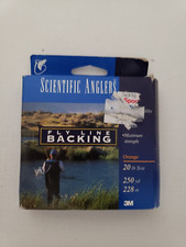 FLY LINE BACKING SCIENTIFIC ANGLERS 250 yards 20 lbs ORANGE NEW