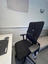 Black Steelcase Please V2 Executive task Chair Finished