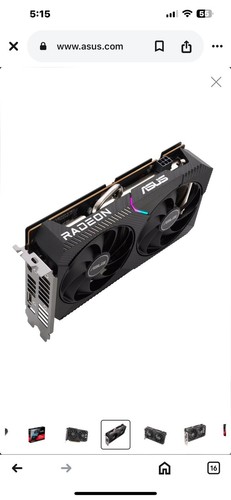 ASUS Dual Radeon RX 6500 XT OC Edition 4GB GDDR6 64-Bit Grafikkarte Gaming NEU - Bild 4 von 18