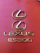 Oem Gold Front And Back Lexus Es 300 Trunks Emblem Oem Gold Front And Back Lexus Es 300 Trunks Emblem