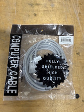 COMPUTER SERIAL CABLE DB-0006 10FT DB9 MALE/FEMALE -ITEM 1018