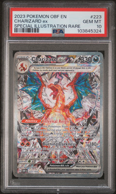 2023 POKEMON OBF EN-OBSIDIAN FLAMES #223 CHARIZARD EX PSA 10 | eBay