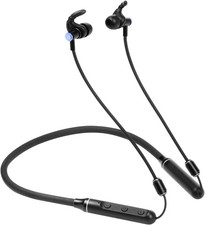 Brain Wireless Air Tube Headphones EMF Free Bluetooth Airtube Black