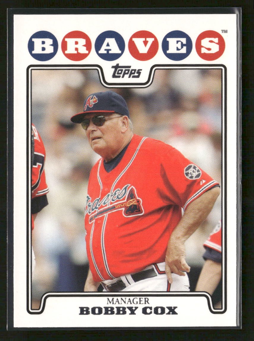 Bobby Cox 2008 Topps #69 Atlanta Braves