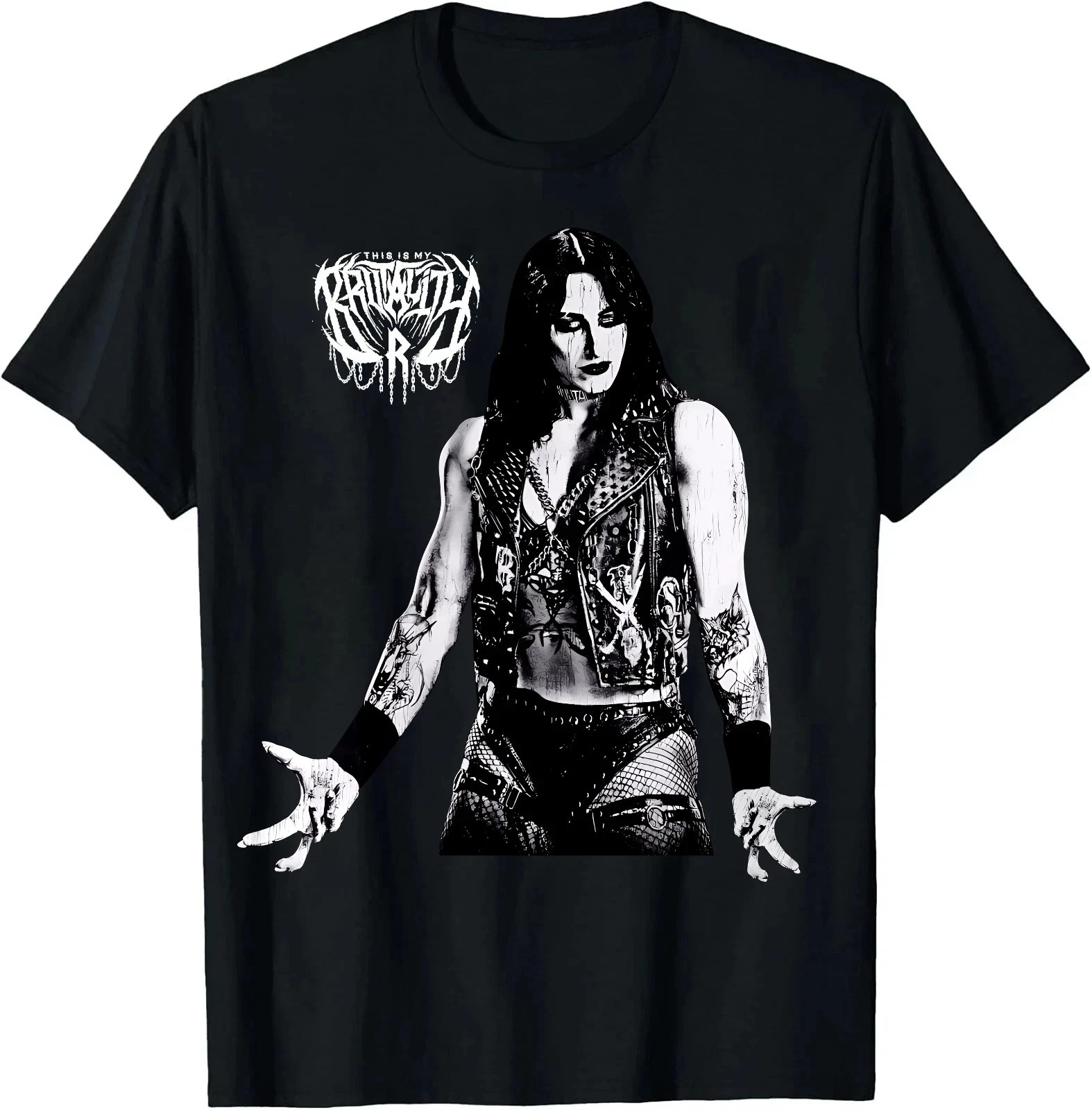WWE Rhea Ripley Black T-Shirt This Is My Brutality