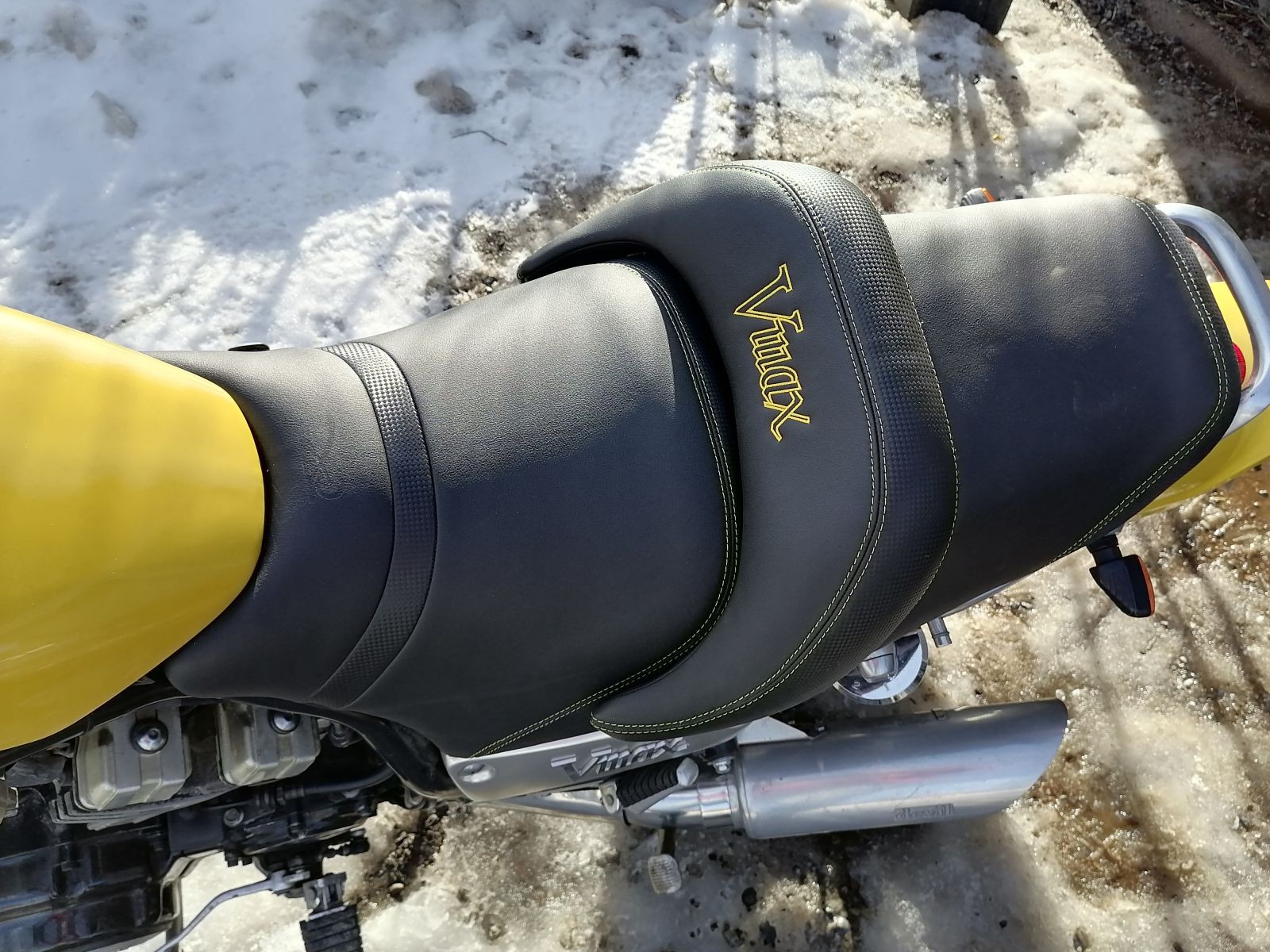 Selle glissante ? Housse antiderapante Vmax 1200 Yamaha 1986-2003
