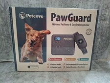 PETCOVE PawGuard Wireless Pet Fence  Dog Training Collar -GRAY
