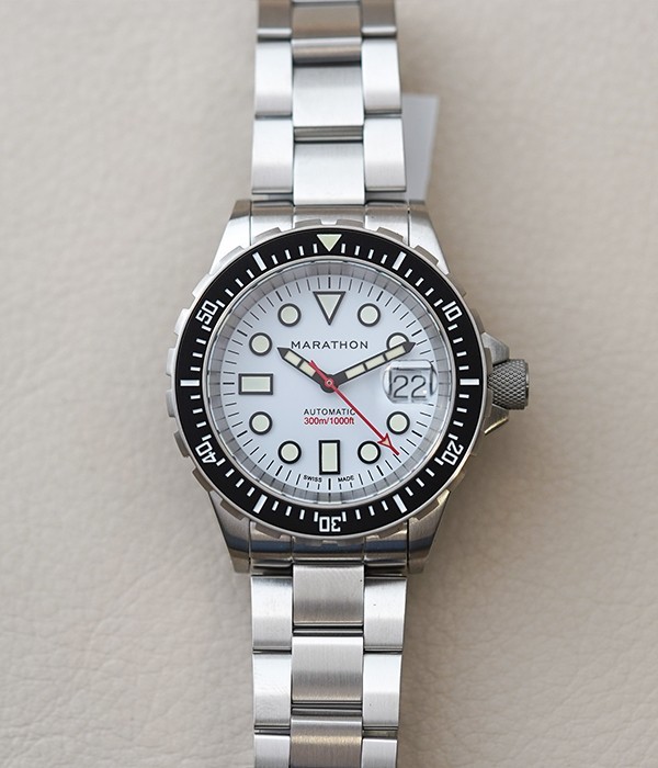 Marathon 41mm Diver's Automatic OSAR-D Arctic Type I WW194006SS