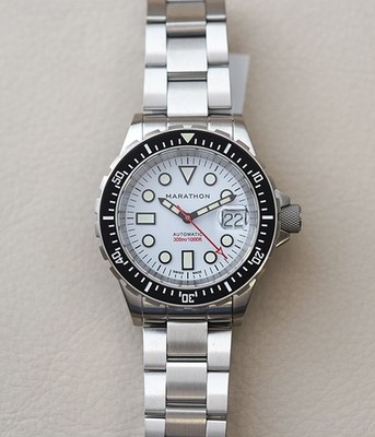 Marathon 41mm Diver's Automatic OSAR-D Arctic Type I WW194006SS-2501 White Dial