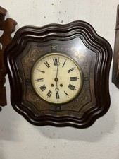 Französische Napoleon III.-Wanduhr mit Intarsien aus dem 19. Jahrhundert