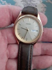 Vintage Seiko Mens Quartz Day Date Watch (Not Working) 7N43-8A90  34mm Japan