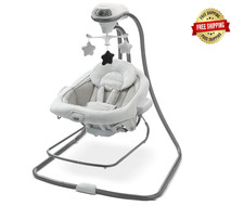 Silla Mecedora Electrica Con Juguetes Para Bebes Ni os,10 melod as,2 velocidades