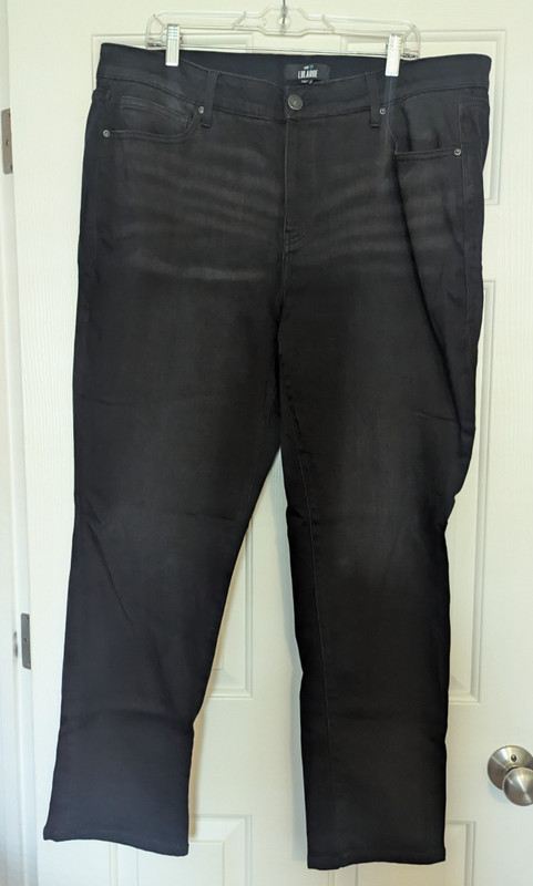 LuLaRoe Boyfriend Jeans in charcoal black. Size 38