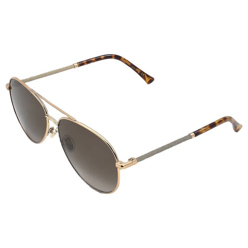 Jimmy Choo Brown Pilot Ladies Sunglasses DEVAN/S 006J/HA 59 DEVAN/S 006J/HA 59 - 第 5/5 張圖片