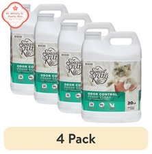  4 pack Special Kitty Scoopable Tight Clumping Cat Litter, Fresh Scent,20 lb new