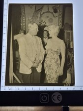 Vintage 1958 Marilyn Monroe Maurice Chevalier Some Like It Hot Press Photograph
