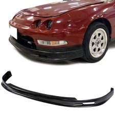 Fits 98-01 Acura Integra Dc2 Front Bumper Lip Splitter Mugen Style Pu Black