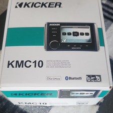 KICKER KMC10 Media Center AM/FM USB Bluetooth Weather Resistant iPod/iPhone