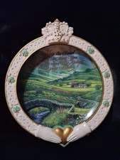 Franklin Mint Irish Blessing Shamrock  Plate ...