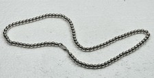 STERLINGSILBER PERLENKETTE 18 Zoll 5 mm 22,44...