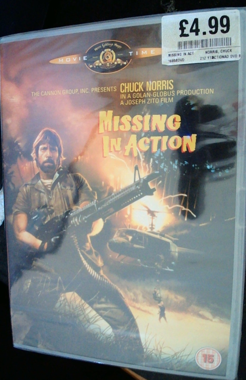Missing In Action - DVD, Chuck Norris, UK Region 2, New/Sealed, 1984, Fast Post!